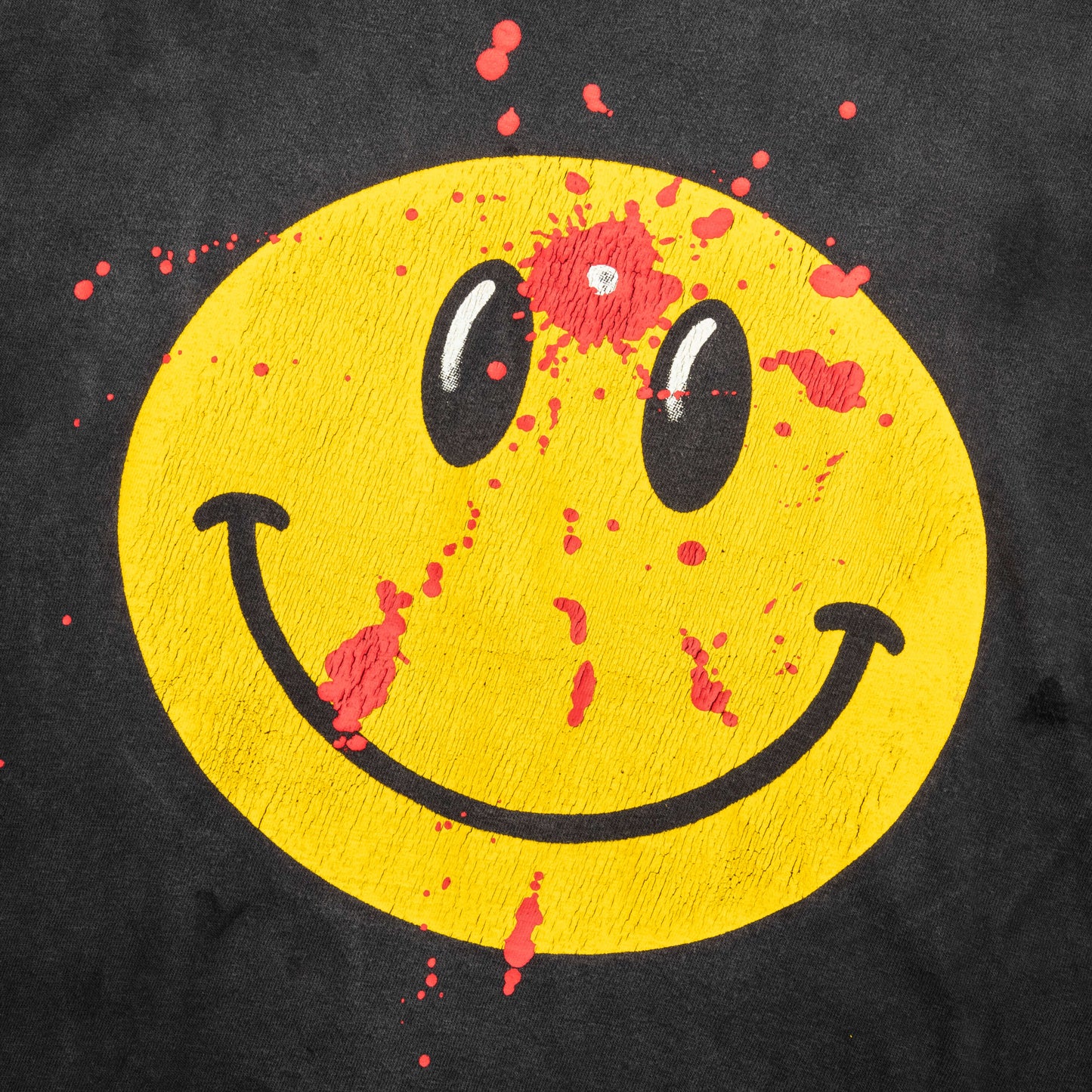 S S T Shirt Smile Black
