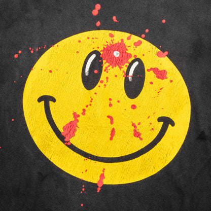 S S T Shirt Smile Black