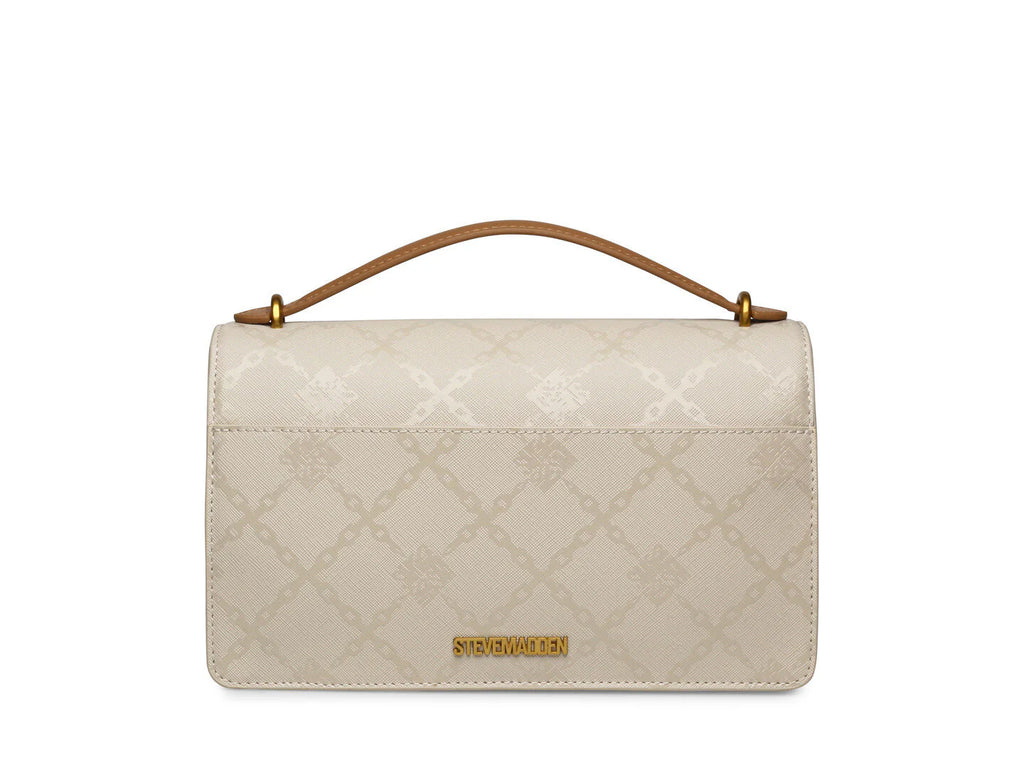 Bolsa de Hombro Steve Madden Barbs Bone Camel para Mujer