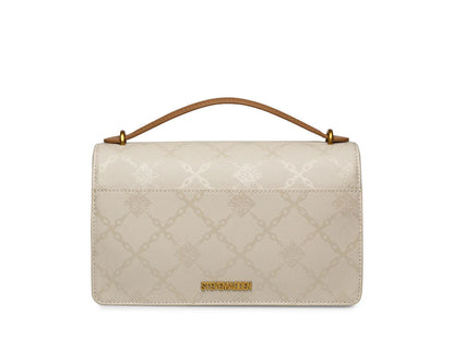 Bolsa de Hombro Steve Madden Barbs Bone Camel para Mujer