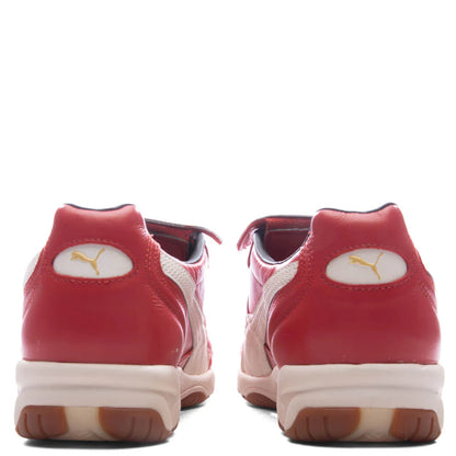 King Indoor Red Fire Frosted Ivory