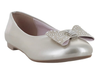 Zapatos Balerinas Tropicana Plateados para Niña