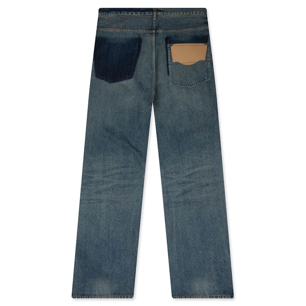 Flare Tapered Jeans Indigo