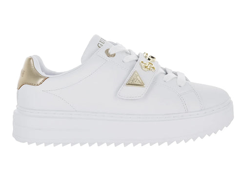 Tenis Guess Drift Blanco y Platino para Mujer