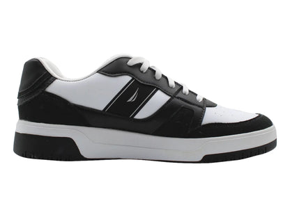 Tenis Nautica Charlo Negro y Blanco para Hombre