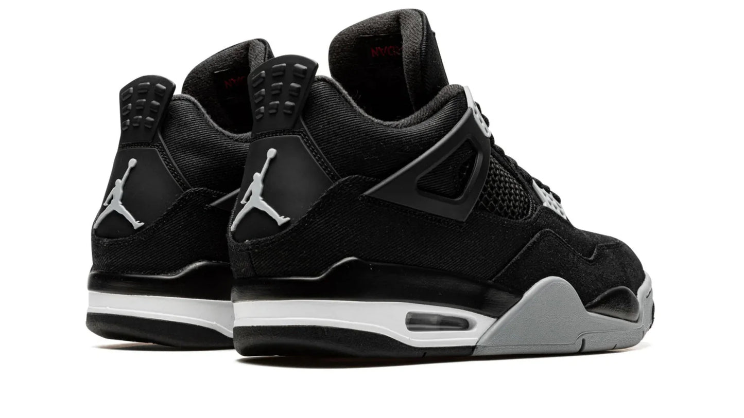 Air Jordan 4 Black Canvas