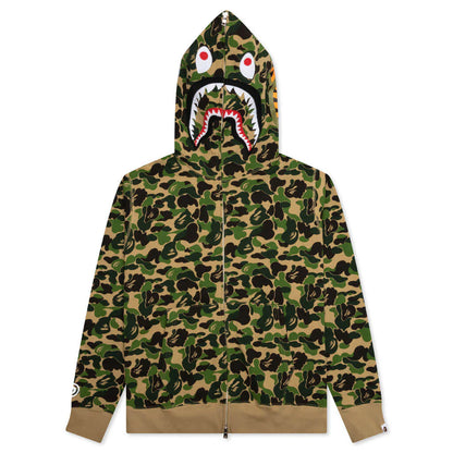 Abc Camo Shark Full Zip Hoodie Green
