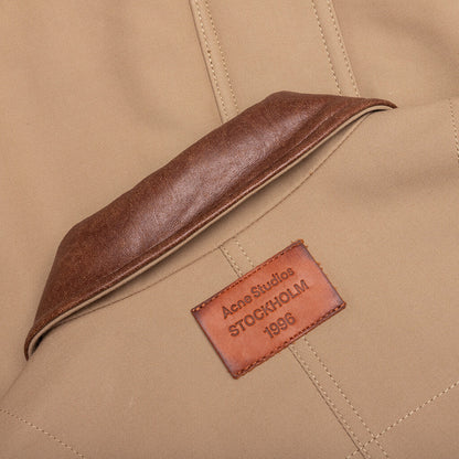 Twill Jacket Khaki Beige