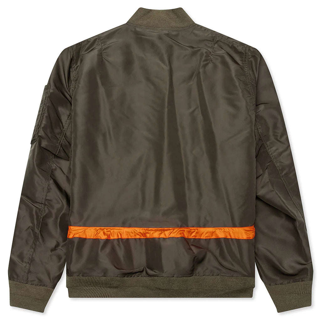 Nylon Twill Blouson Khaki