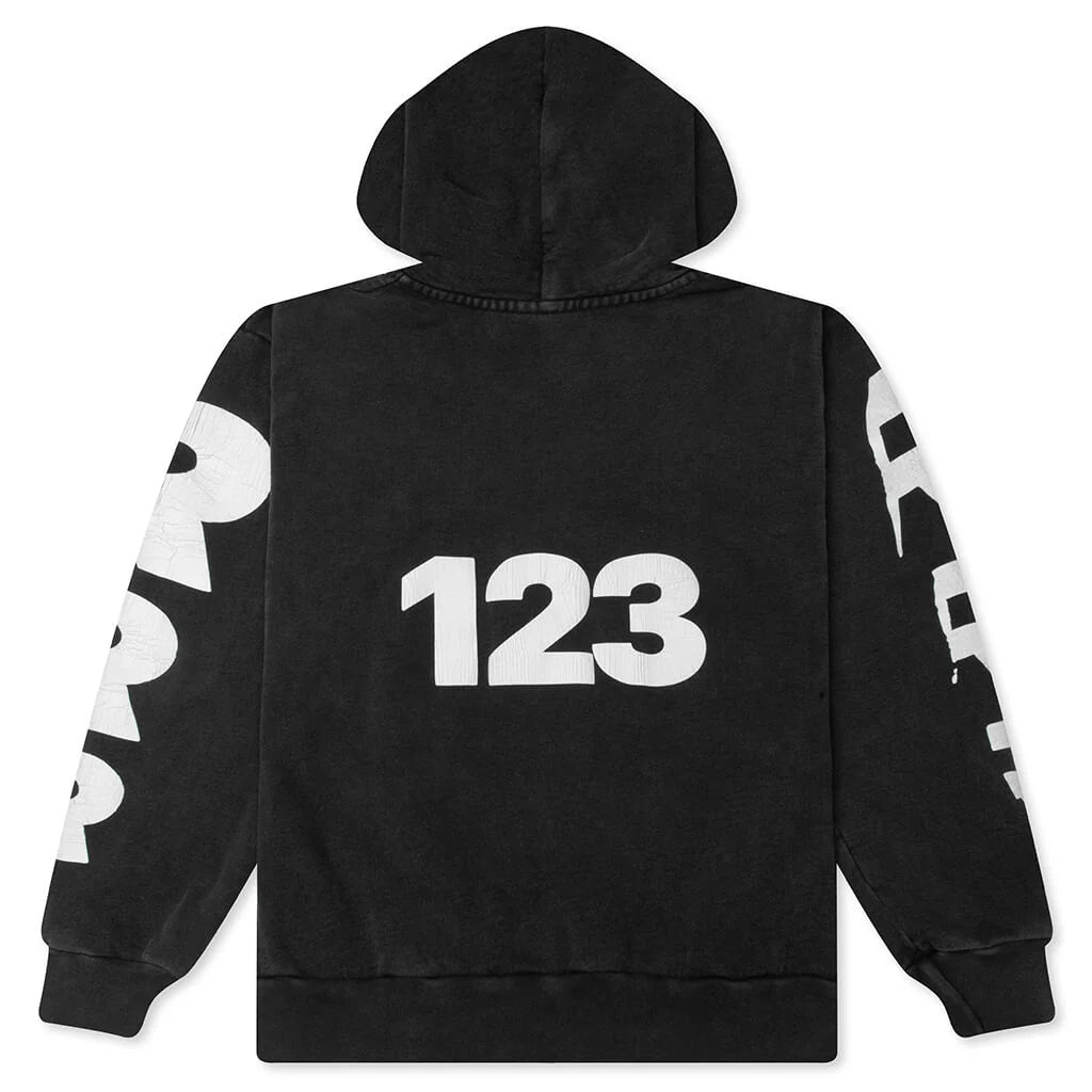 Apocrypha Pious Zip Hoodie Mechanic Black