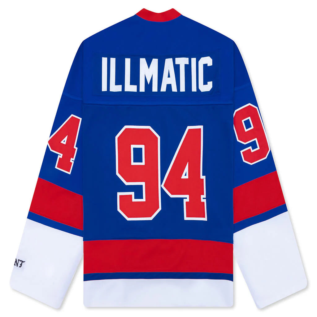 Saint M6 x Nas Illmatic 94 Game Jersey Blue
