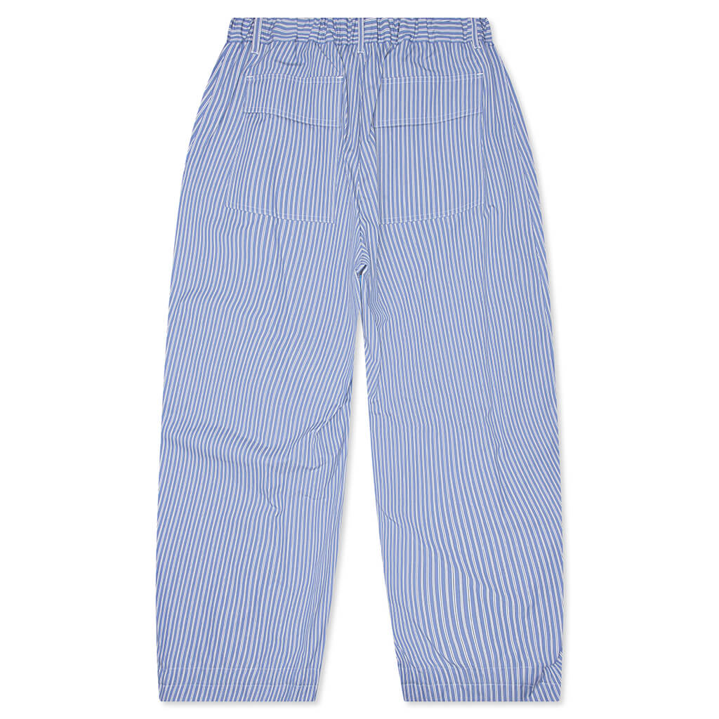 Poplin Pants Blue Stripe