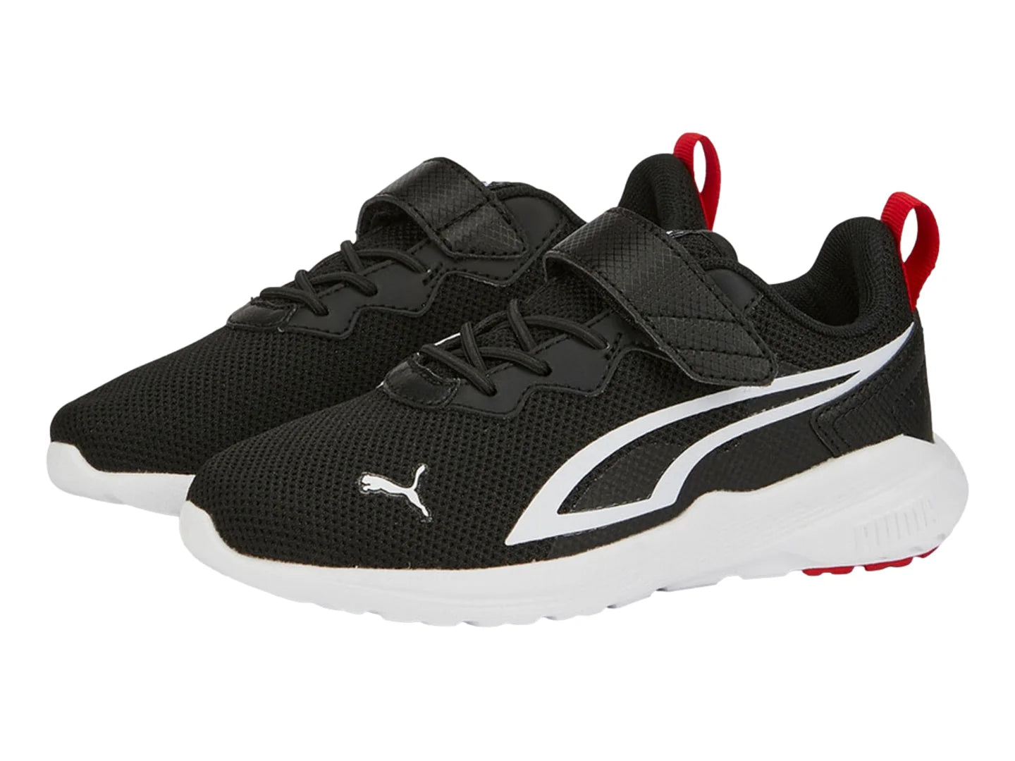 Tenis PUMA Active AC Negro y Blanco para Niño