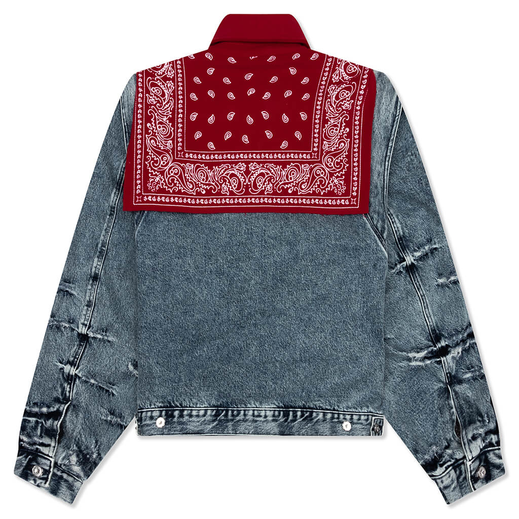 Cape Jacket Washed Blue