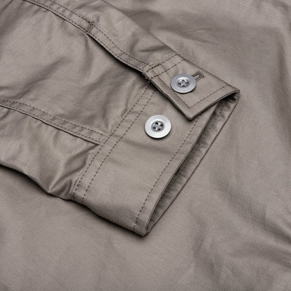Multi Pocket Chore Jacket Grey Beige