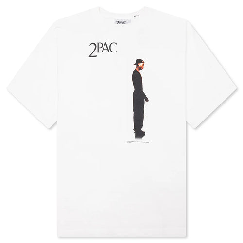 Saint Michael x 2Pac T Shirt White