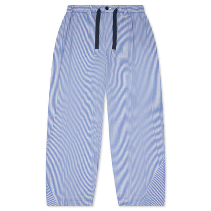 Poplin Pants Blue Stripe
