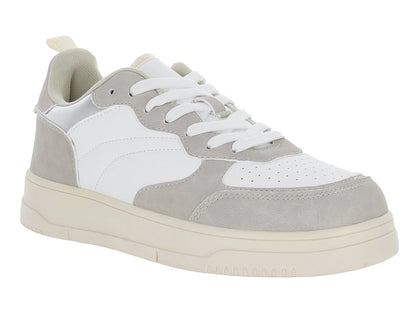 Tenis ATOK Gris y Blanco para Mujer