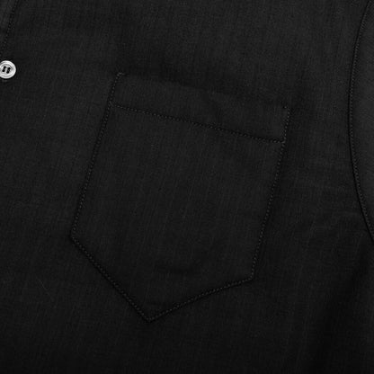 Pocket Button Down Shirt Black