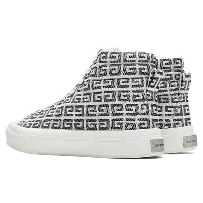City High Top Sneaker Black White