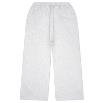 Fleece Logo Sweatpants Pale Grey Melange