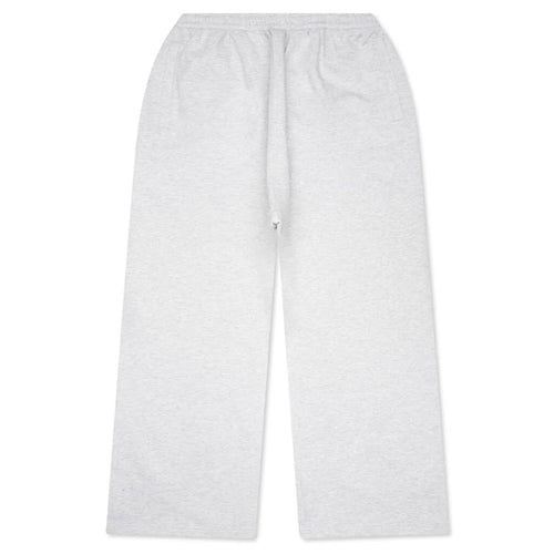 Fleece Logo Sweatpants Pale Grey Melange