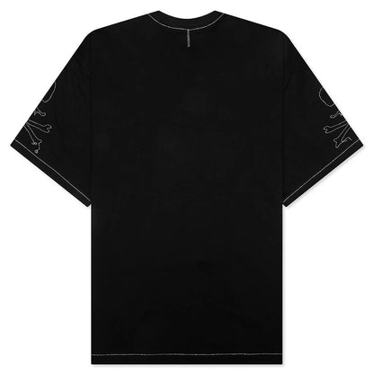 Oversized Ballchain Tee Black Silver