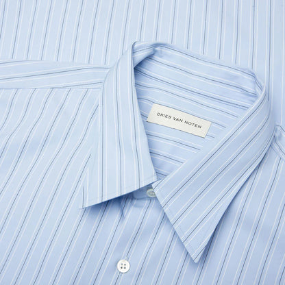 Striped Cassidye MW Shirt Light Blue