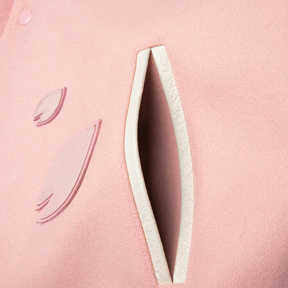 Sakura Varsity Jacket Pink