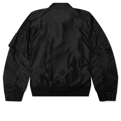 Cotton Chino x Nylon Twill Blouson Black