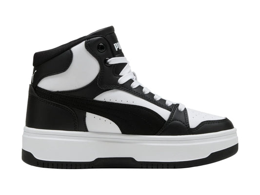 Tenis PUMA Rebound Femme Mid Blanco y Negro para Mujer