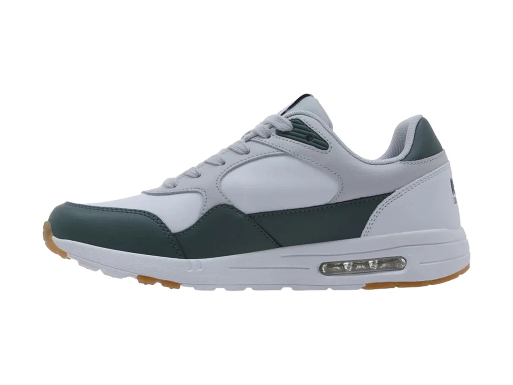 Tenis K Swiss Maxwell Blanco Gris y Verde para Hombre