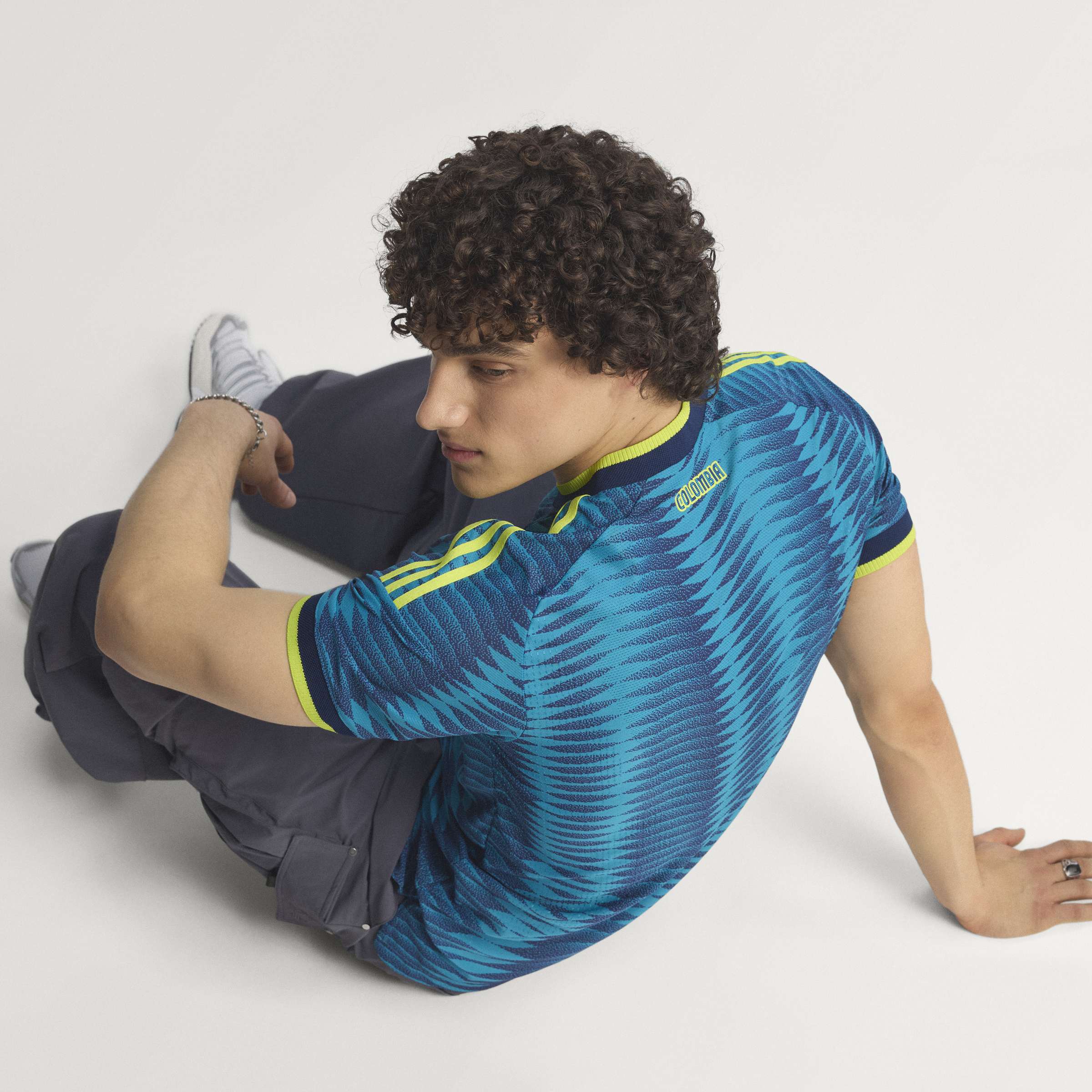 adidas Colombia Away Authentic Mens Soccer Jersey 2026 Mistery Petrol Navy