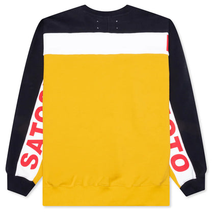Team Satoshi Crewneck Yellow Black