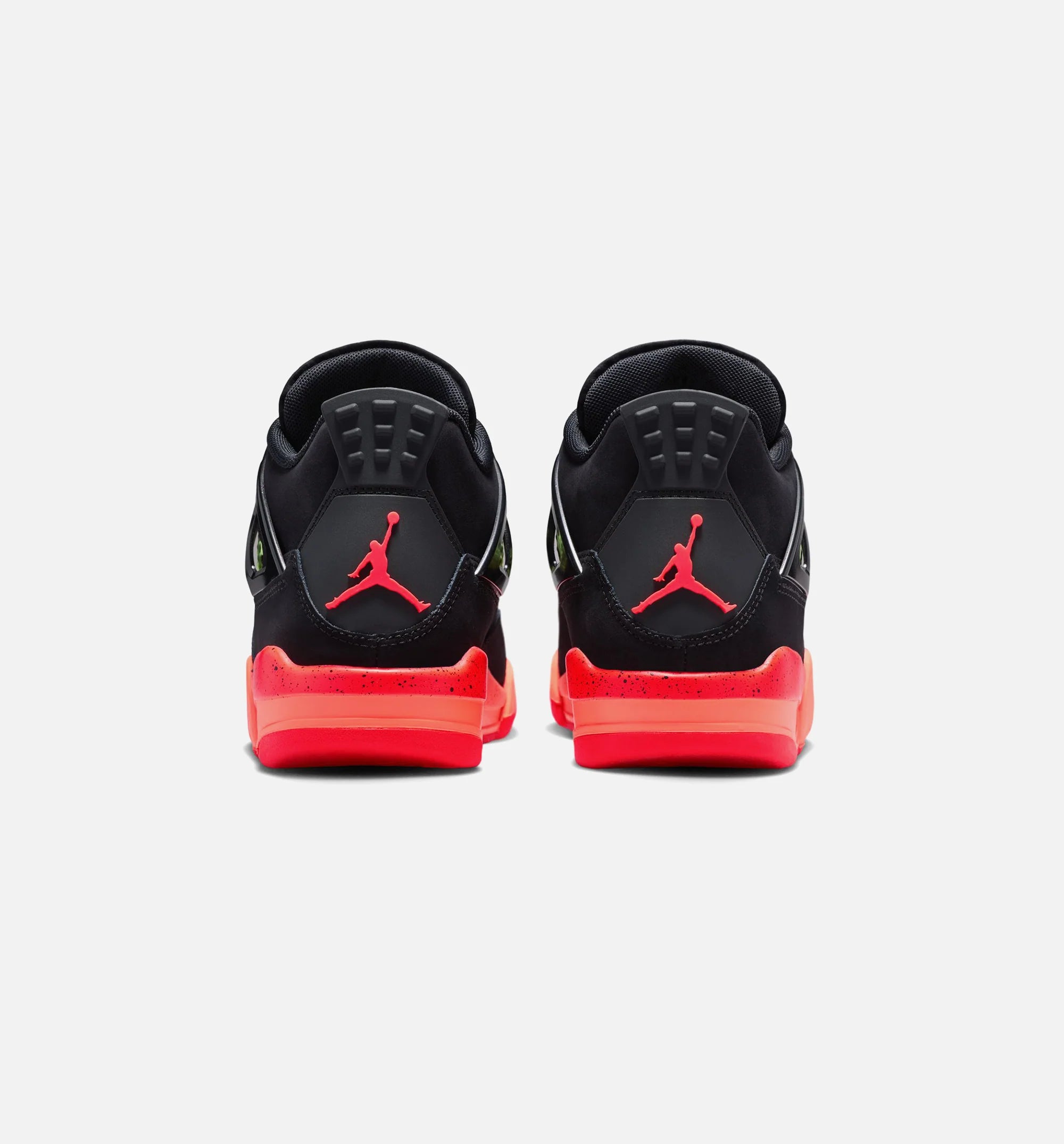Air Jordan 4 Retro Black Infrared 23 Grade School Lifestyle Shoe Black Infrared 23 Bright Mango