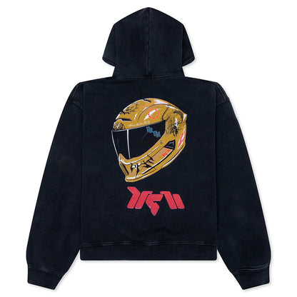 Feature x D R G N Helmet Hoodie Vintage Black