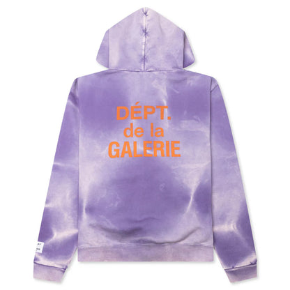 French Zip Hoodie Purple