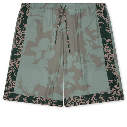 Archive Floral Border Piperi MW Shorts Petrol