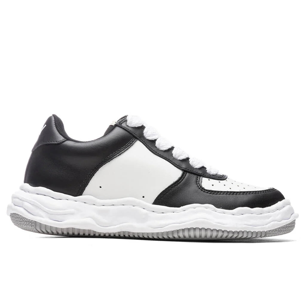 Wayne Low OG Sole Leather Sneaker Black White