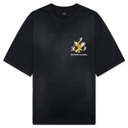 Amiri Eagle Oversized Tee Black