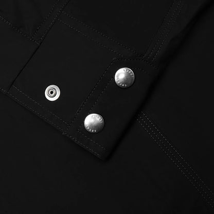 Cotton Typewriter Jacket Black