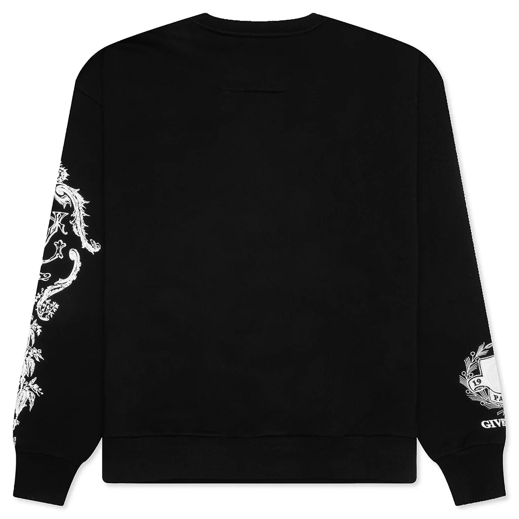 Crest Boxy Fit Sweatshirt Black