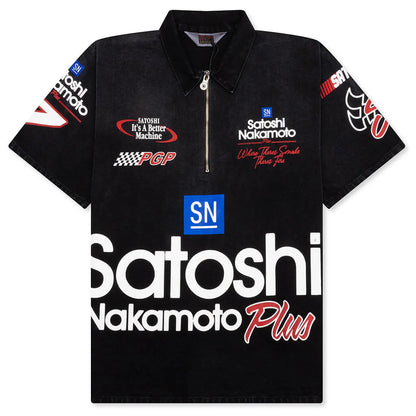 Satoshi Mechanic Half Zip Vintage Black