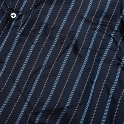 Padded Shirt Navy Stripe